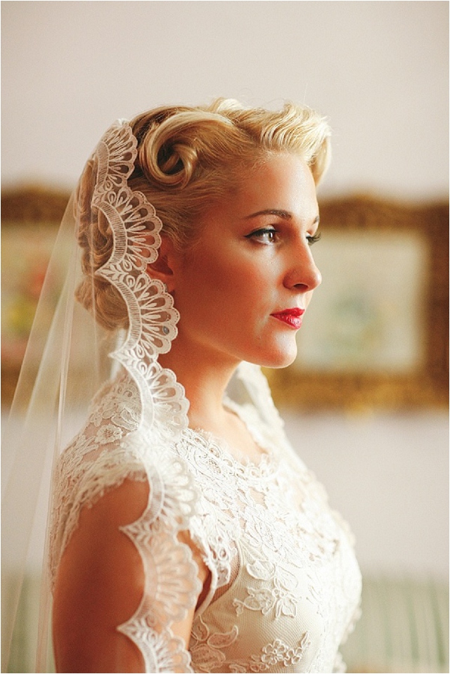 wear a mantilla veil on your wedding day